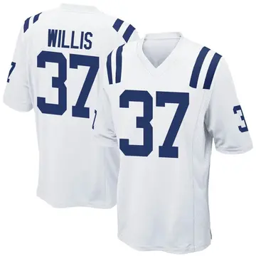 Nike Khari Willis Men's Game Indianapolis Colts White Jersey
