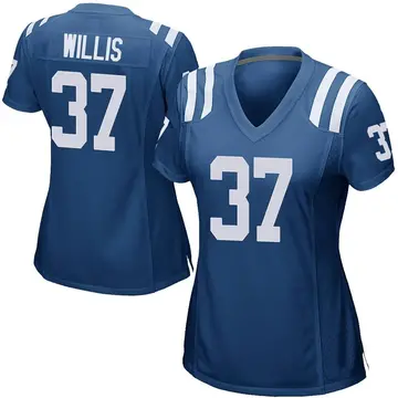 Nike Khari Willis Women's Game Indianapolis Colts Royal Blue Team Color Jersey
