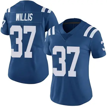 Nike Khari Willis Women's Limited Indianapolis Colts Royal Team Color Vapor Untouchable Jersey