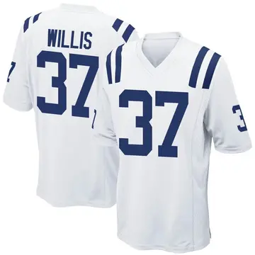 Nike Khari Willis Youth Game Indianapolis Colts White Jersey