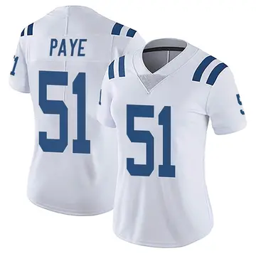 Nike Kwity Paye Women's Limited Indianapolis Colts White Vapor Untouchable Jersey