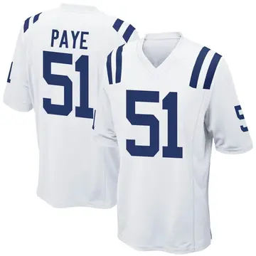 Nike Kwity Paye Youth Game Indianapolis Colts White Jersey