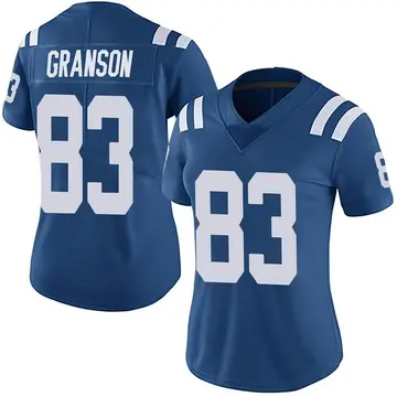 Nike Kylen Granson Women's Limited Indianapolis Colts Royal Team Color Vapor Untouchable Jersey
