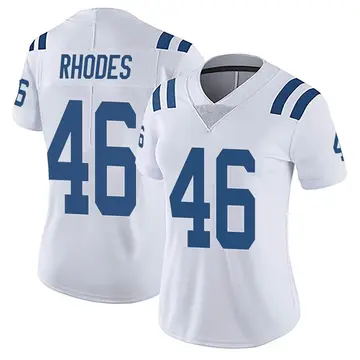 Nike Luke Rhodes Women's Limited Indianapolis Colts White Vapor Untouchable Jersey
