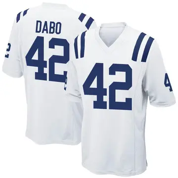 Nike Marcel Dabo Men's Game Indianapolis Colts White Jersey