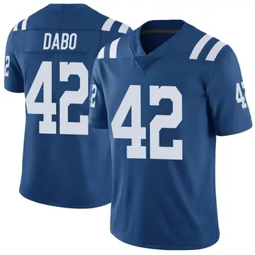 Nike Marcel Dabo Men's Limited Indianapolis Colts Royal Color Rush Vapor Untouchable Jersey