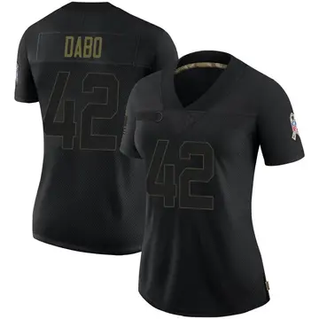 Nike Marcel Dabo Women's Limited Indianapolis Colts Black 2020 Salute To Service Jersey
