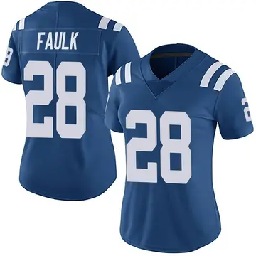 Nike Marshall Faulk Women's Limited Indianapolis Colts Royal Team Color Vapor Untouchable Jersey