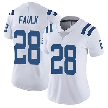 Nike Marshall Faulk Women's Limited Indianapolis Colts White Vapor Untouchable Jersey