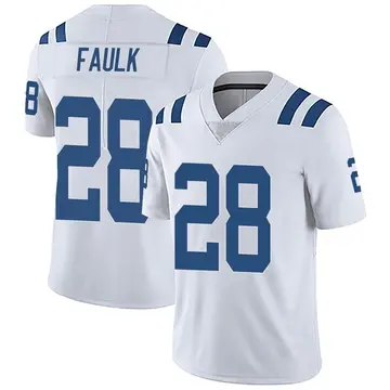 Nike Marshall Faulk Youth Limited Indianapolis Colts White Vapor Untouchable Jersey
