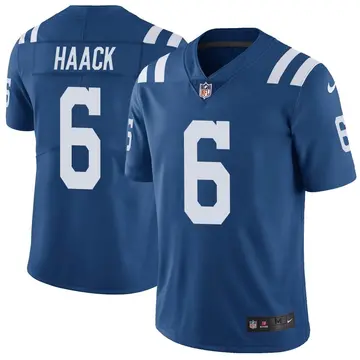 Nike Matt Haack Youth Limited Indianapolis Colts Royal Color Rush Vapor Untouchable Jersey