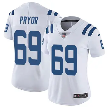Nike Matt Pryor Women's Limited Indianapolis Colts White Vapor Untouchable Jersey