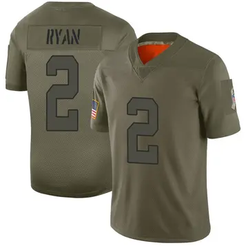 Nike Matt Ryan Men's Limited Indianapolis Colts Camo 2019 Salute to Service Jersey