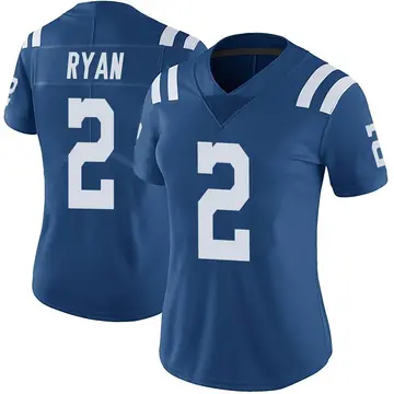 Nike Matt Ryan Women's Limited Indianapolis Colts Royal Color Rush Vapor Untouchable Jersey