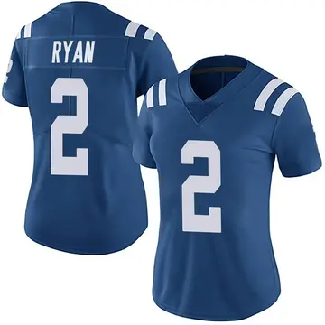 Nike Matt Ryan Women's Limited Indianapolis Colts Royal Team Color Vapor Untouchable Jersey