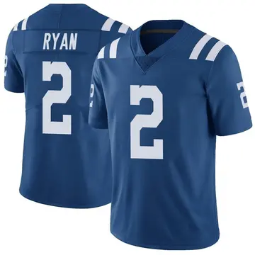 Nike Matt Ryan Youth Limited Indianapolis Colts Royal Color Rush Vapor Untouchable Jersey