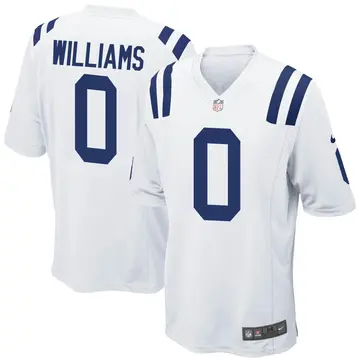 Nike McKinley Williams Men's Game Indianapolis Colts White Jersey