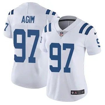 Nike McTelvin Agim Women's Limited Indianapolis Colts White Vapor Untouchable Jersey