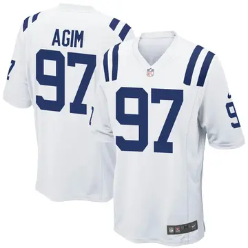 Nike McTelvin Agim Youth Game Indianapolis Colts White Jersey