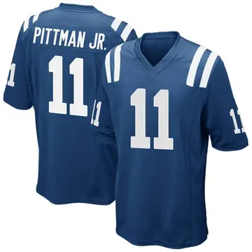 Nike Michael Pittman Jr. Men's Game Indianapolis Colts Royal Blue Team Color Jersey