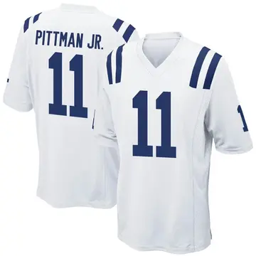Nike Michael Pittman Jr. Men's Game Indianapolis Colts White Jersey