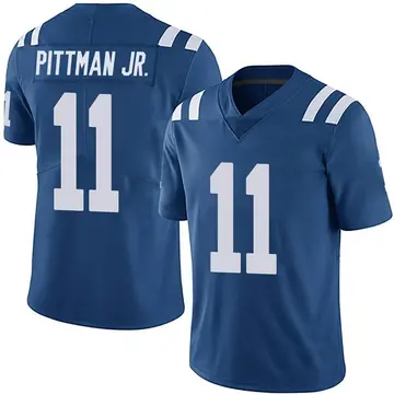 Nike Michael Pittman Jr. Men's Limited Indianapolis Colts Royal Team Color Vapor Untouchable Jersey