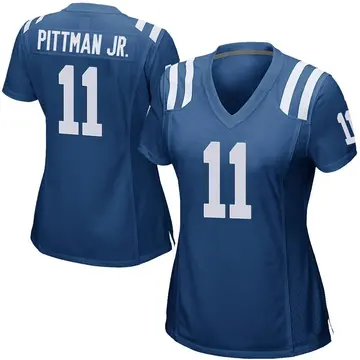 Nike Michael Pittman Jr. Women's Game Indianapolis Colts Royal Blue Team Color Jersey
