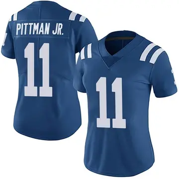 Nike Michael Pittman Jr. Women's Limited Indianapolis Colts Royal Team Color Vapor Untouchable Jersey