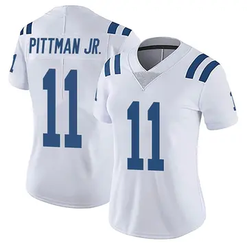 Nike Michael Pittman Jr. Women's Limited Indianapolis Colts White Vapor Untouchable Jersey