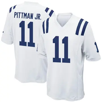 Nike Michael Pittman Jr. Youth Game Indianapolis Colts White Jersey