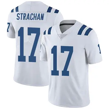 Nike Mike Strachan Men's Limited Indianapolis Colts White Vapor Untouchable Jersey