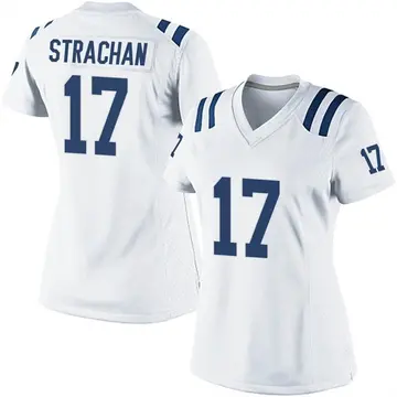 Nike Mike Strachan Women's Game Indianapolis Colts White Jersey