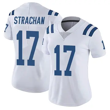Nike Mike Strachan Women's Limited Indianapolis Colts White Vapor Untouchable Jersey