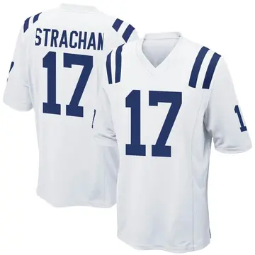 Nike Mike Strachan Youth Game Indianapolis Colts White Jersey