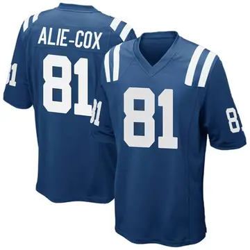 Nike Mo Alie-Cox Men's Game Indianapolis Colts Royal Blue Team Color Jersey
