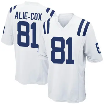 Nike Mo Alie-Cox Men's Game Indianapolis Colts White Jersey