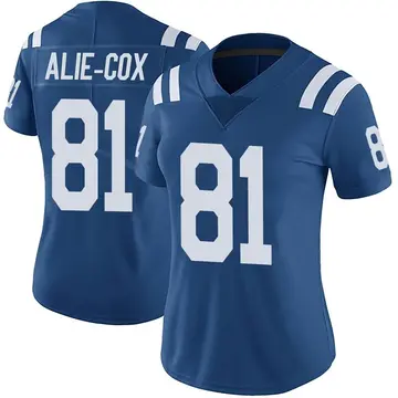 Nike Mo Alie-Cox Women's Limited Indianapolis Colts Royal Color Rush Vapor Untouchable Jersey