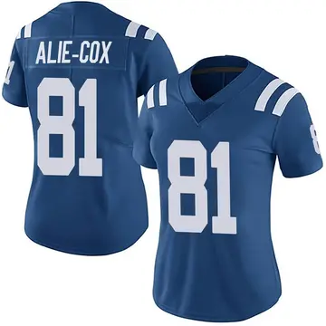 Nike Mo Alie-Cox Women's Limited Indianapolis Colts Royal Team Color Vapor Untouchable Jersey