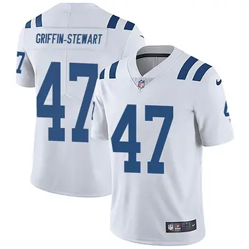 Nike Nakia Griffin-Stewart Men's Limited Indianapolis Colts White Vapor Untouchable Jersey