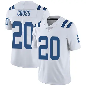 Nike Nick Cross Men's Limited Indianapolis Colts White Vapor Untouchable Jersey