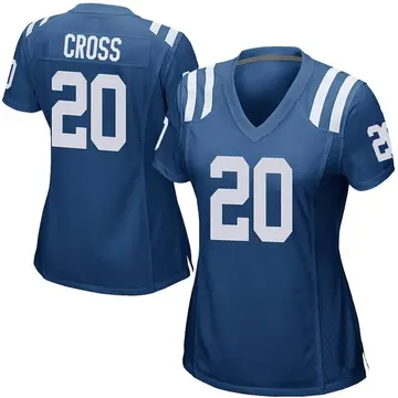Nike Nick Cross Women's Game Indianapolis Colts Royal Blue Team Color Jersey