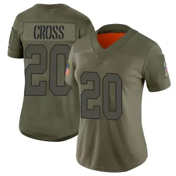 Nike Nick Cross Women's Limited Indianapolis Colts Camo 2019 Salute to Service Jersey