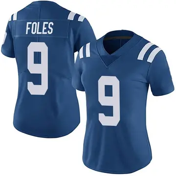 Nike Nick Foles Women's Limited Indianapolis Colts Royal Team Color Vapor Untouchable Jersey