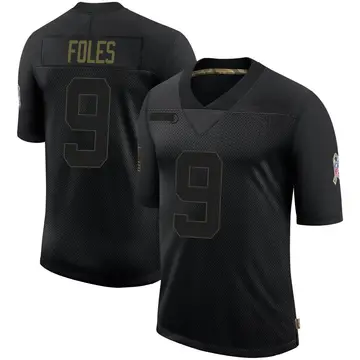 Nike Nick Foles Youth Limited Indianapolis Colts Black 2020 Salute To Service Jersey