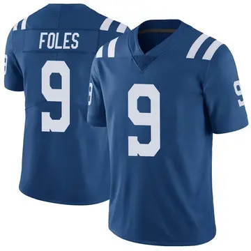 Nike Nick Foles Youth Limited Indianapolis Colts Royal Color Rush Vapor Untouchable Jersey