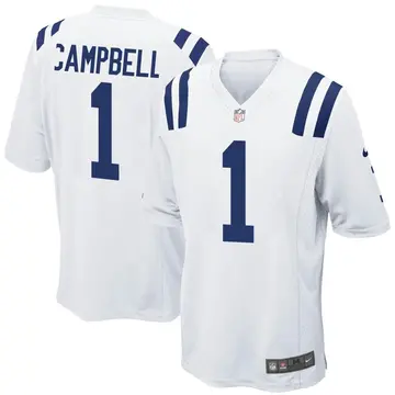 Nike Parris Campbell Men's Game Indianapolis Colts White Jersey