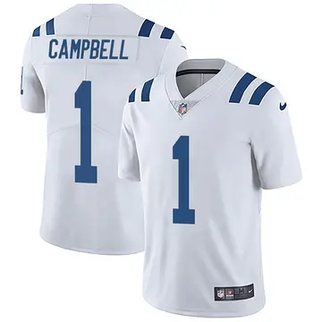 Nike Parris Campbell Men's Limited Indianapolis Colts White Vapor Untouchable Jersey