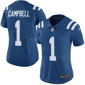 Nike Parris Campbell Women's Limited Indianapolis Colts Royal Team Color Vapor Untouchable Jersey