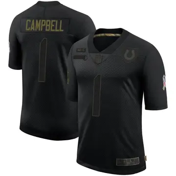 Nike Parris Campbell Youth Limited Indianapolis Colts Black 2020 Salute To Service Jersey