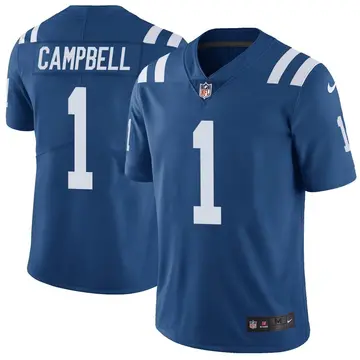 Nike Parris Campbell Youth Limited Indianapolis Colts Royal Color Rush Vapor Untouchable Jersey
